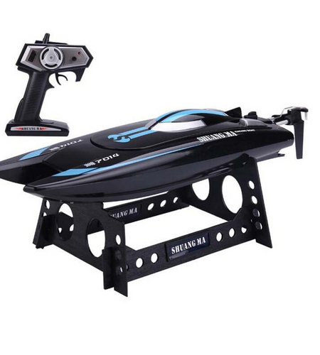 Remote control model speedboat