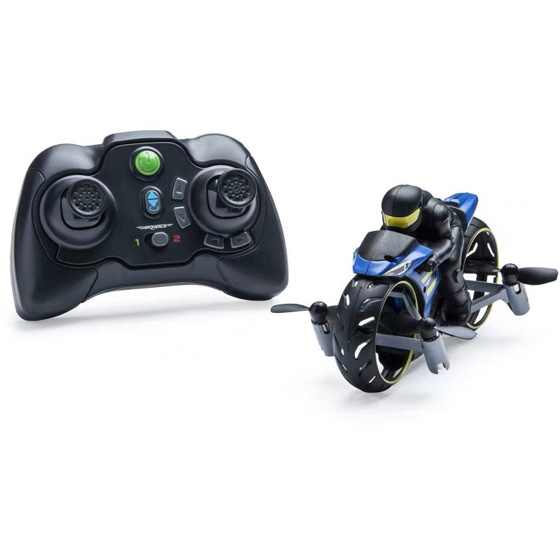 Remote Control Four Axis Motorcycle Aircraft Land And Air Amphibious Mini Drone