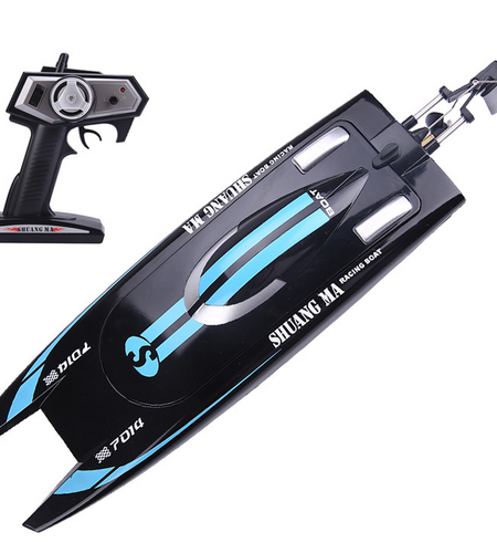 Remote control model speedboat